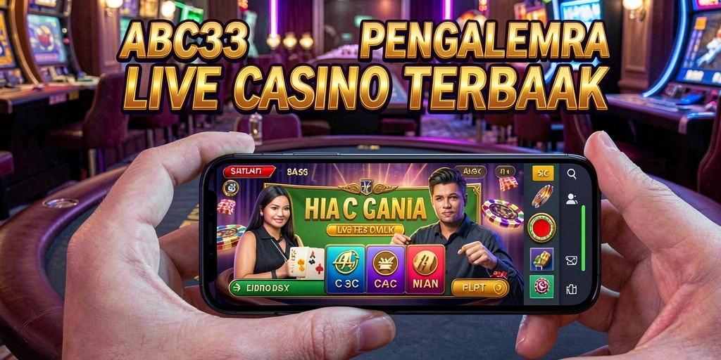 Tampilan gameplay Live Casino yang menarik dan interaktif dari ABC33.