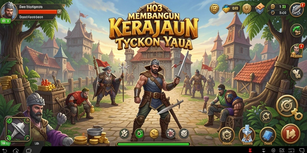 Screenshot gameplay Tycoon yang menarik dan menantang.