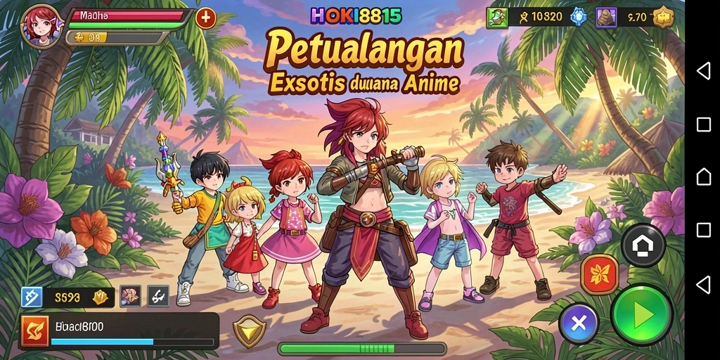 Tampilan menarik dari gameplay HOKI8815 yang menghidupkan dunia anime.