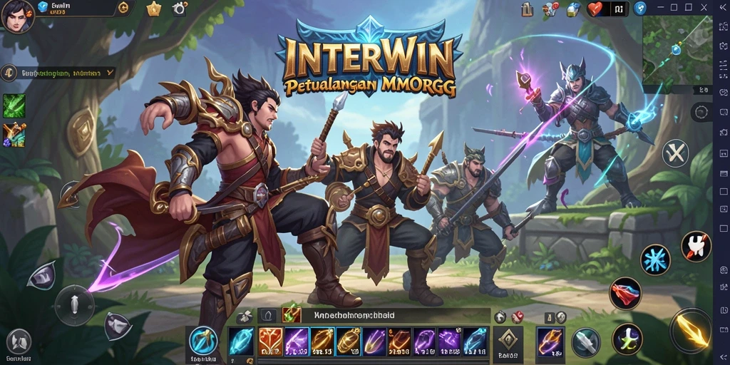 Tampilan gameplay menarik dari INTERWIN yang menyajikan aksi seru.