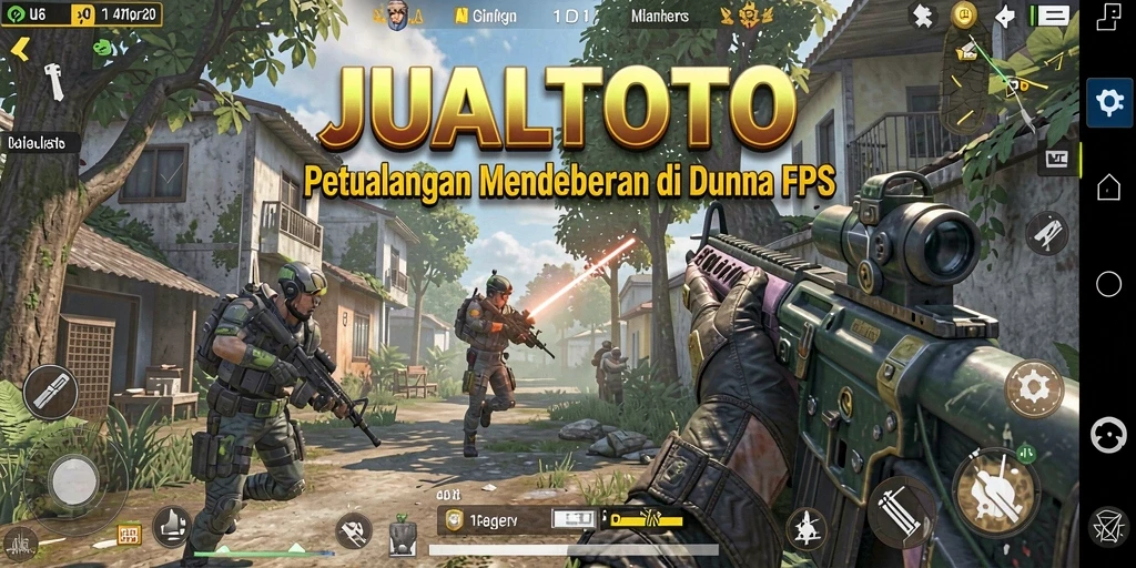 Tampilan gameplay seru dan menegangkan dari JUALTOTO.