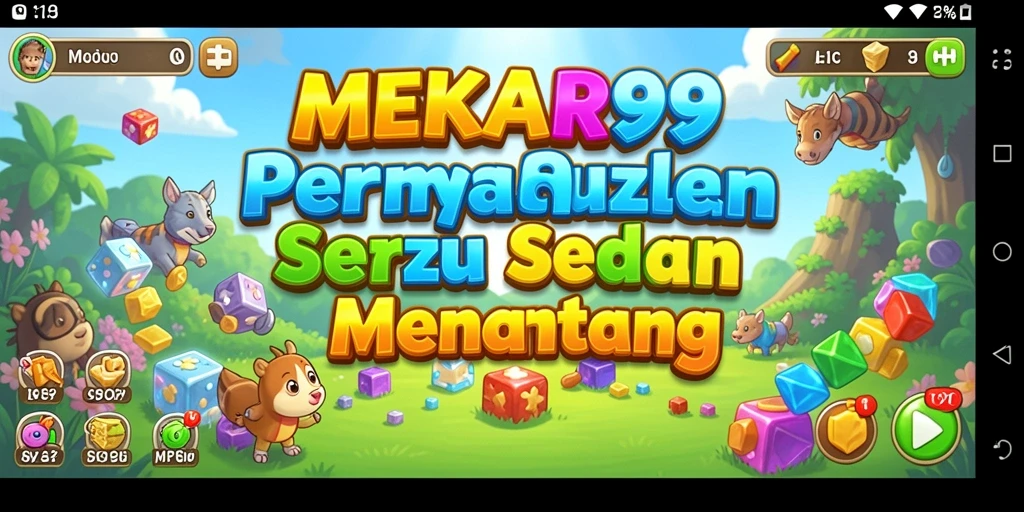 Tampilan gameplay <strong>MEKAR99</strong> yang menantang dan menarik.