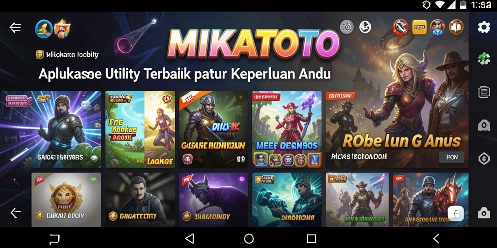 Screenshot utama MIKATOTO menunjukkan fitur pengingat yang efisien.