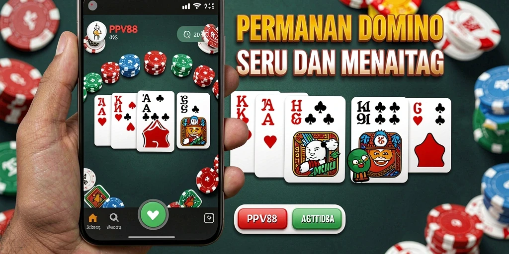 Screenshot gameplay PPV88 menampilkan aksi seru permainan Domino.