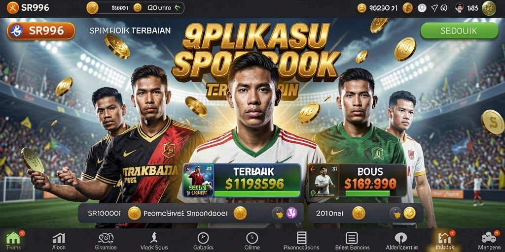 Tampilan utama <strong>SR996</strong> menampilkan berbagai pilihan taruhan olahraga yang menarik.