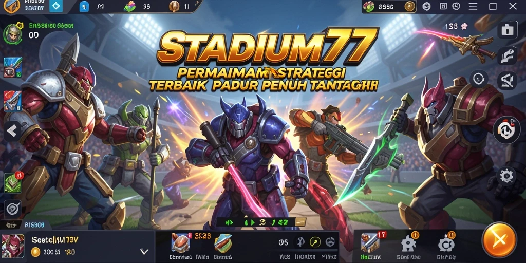 Tampilan gameplay menarik dari STADIUM77 yang penuh strategi.