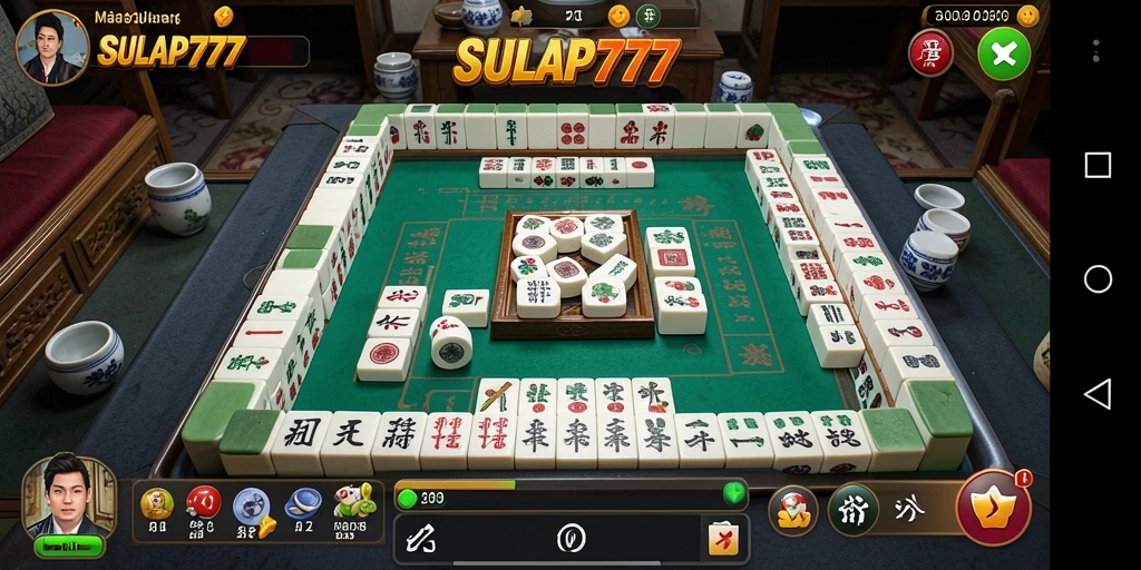 Screenshot gameplay SULAP777 yang menunjukkan tantangan Mahjong seru.